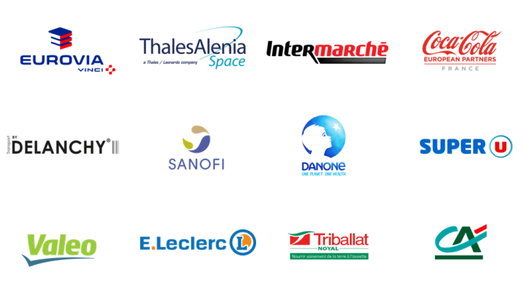 Infographie - Les partenaires d'EDF Maroc (transcription ci-après)